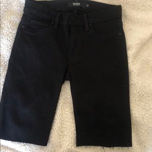 Hudson jeans black Knee shorts